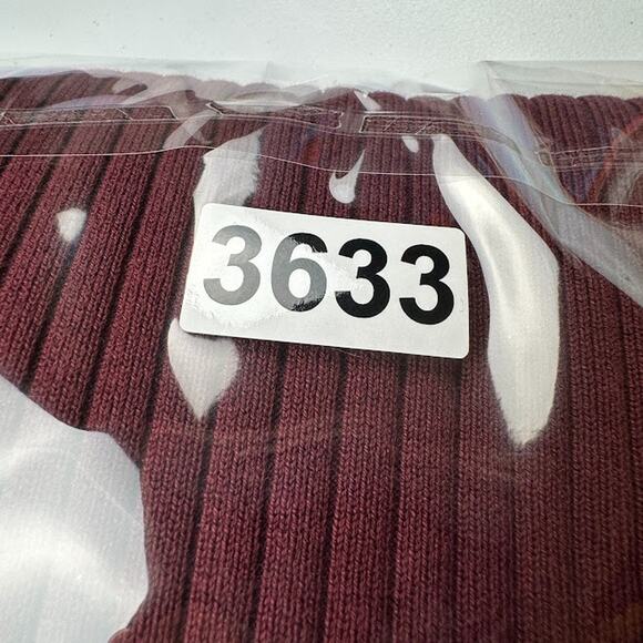 Talbots Sweater Womens 2X Burgundy Cardigan Open Ribbed Preppy Office Minimalist - Picture 14 of 14